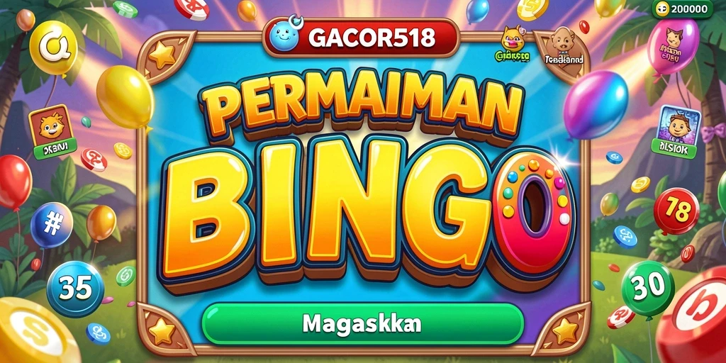 Screenshot gameplay GACOR518 menampilkan keseruan permainan Bingo yang mendebarkan.