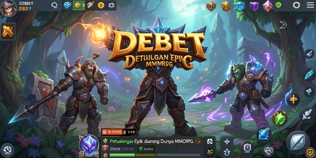 Gameplay menarik dalam dunia fantasi MMORPG yang menakjubkan.