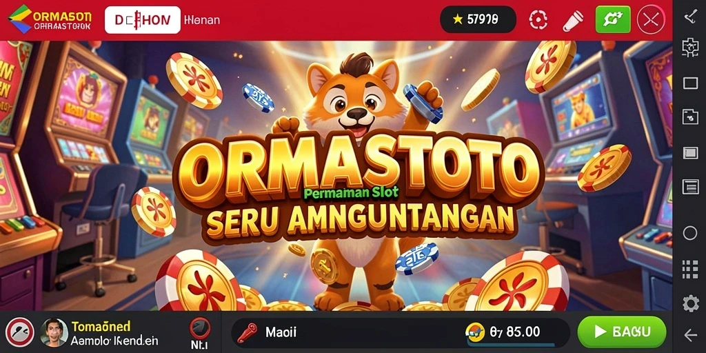 Tampilan menarik dari gameplay slot di ORMASSTOTO.