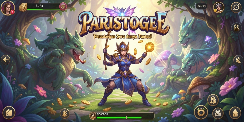 Tangkapan layar gameplay <strong>PARISTOGEL</strong> menunjukkan aksi petualangan yang seru.