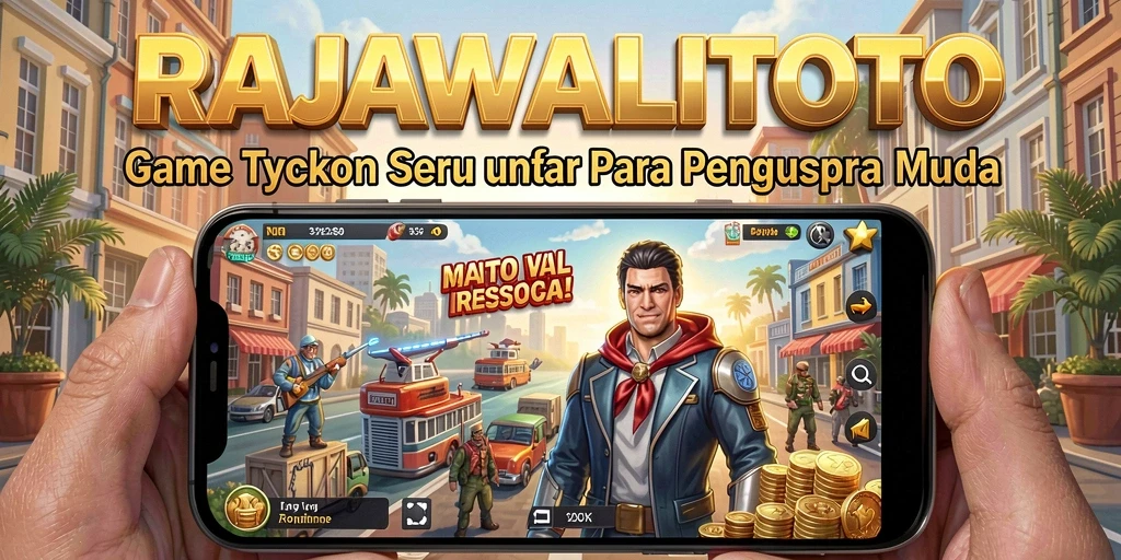 Tangkapan layar gameplay RAJAWALITOTO yang menunjukkan strategi dan pengelolaan bisnis.