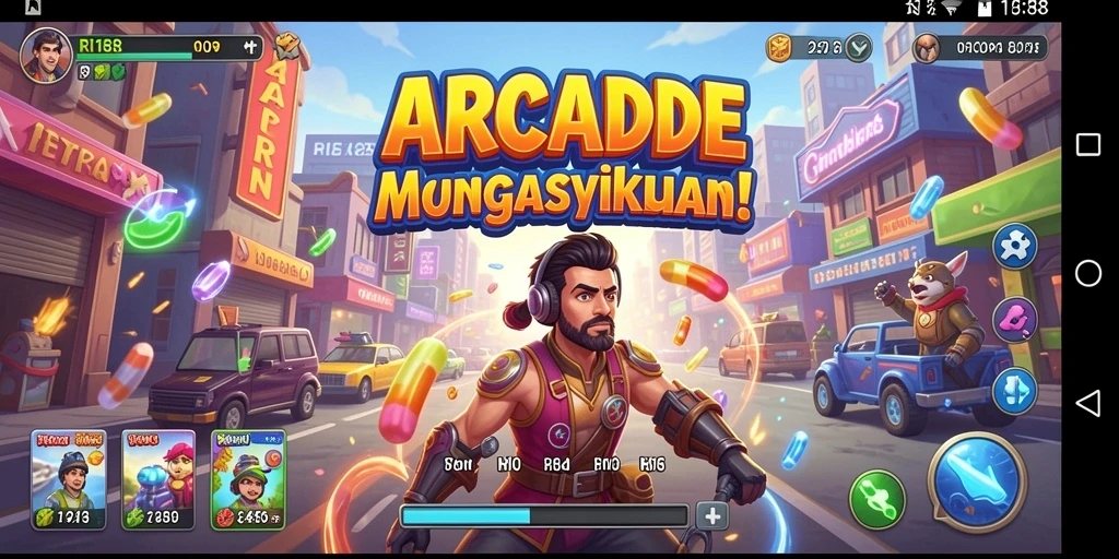 Screenshot gameplay seru dari RI188 menampilkan aksi cepat dan interaksi pemain.