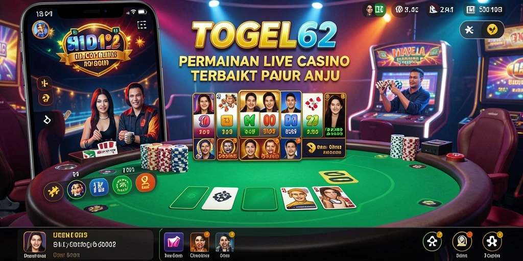 Gameplay Live Casino TOGEL62 yang menarik dan interaktif.