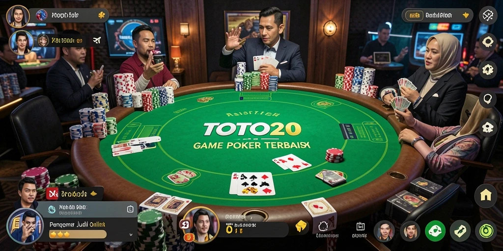 Gameplay seru di TOTO20 dengan fitur poker yang menarik.